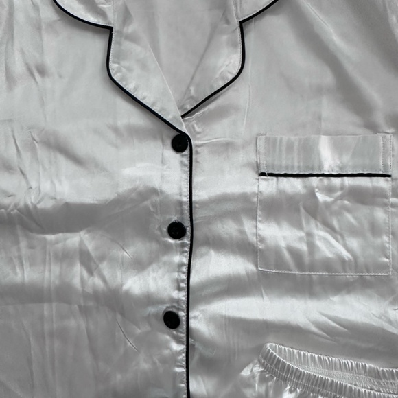 Silky White PJs - Picture 2 of 3